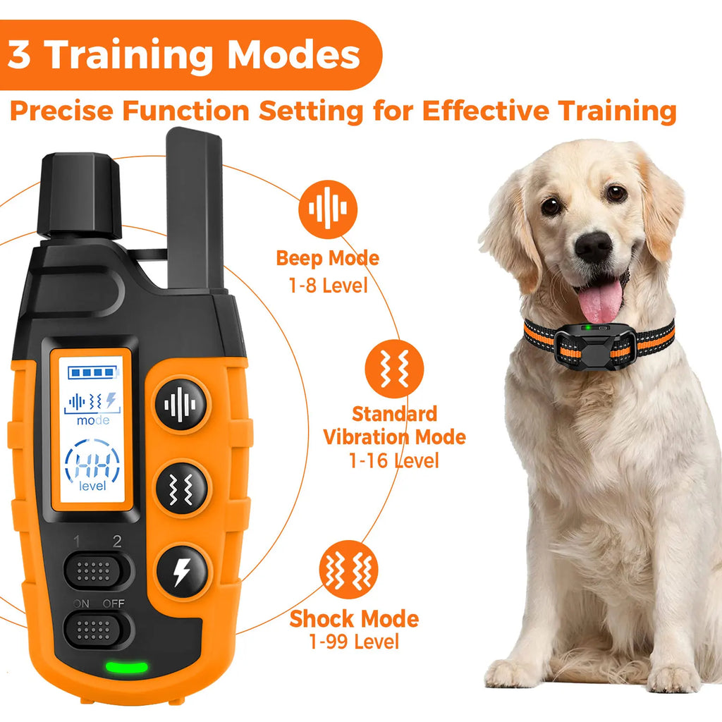 RS2 Hunde-Trainingshalsband mit Fernbedienung – 1000 m, wasserdicht