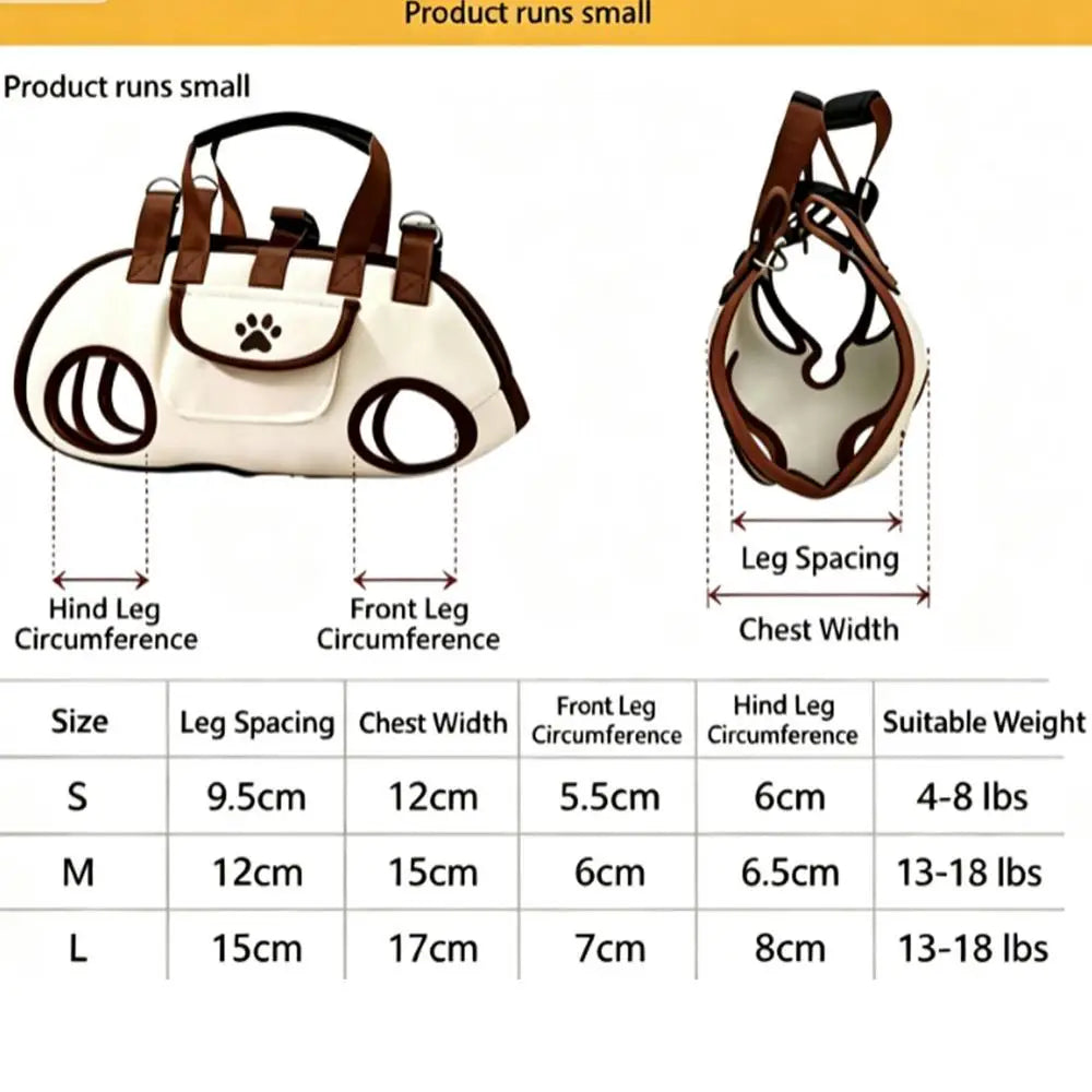 Hunde- & Katzen-Tragetasche – Atmungsaktiver Rucksack für kleine Haustiere